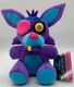 FUNKO PURPLE FOXY BLACKLIGHT 2017 FNAF FIVE NIGHTS AT FREDDYS 8" OFFICIAL PLUSH