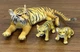Schleich Tiger Lot Of 3 Figurine 1 Adult and 2 Cubs. 