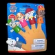 5 Paw Patrol Finger Puppets Bath Time Water Fun Nickelodeon Character Toy. New!!