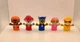 Nickelodeon Paw Patrol Finger Puppets Bath Toy - 5 Pieces Cake Toppers Chase