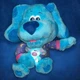 Nickelodeon Blues Clues & You Bedtime Blue Plush Polka Dots Glows Light Up Music