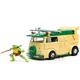 JADA PARTY WAGON & DONATELLO FIGURE TNMT NINJA TURTLES DIECAST MODEL 34529