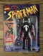 MARVEL LEGENDS VINTAGE RETRO SYMBIOTE BLACK SUIT SPIDER-MAN 6&rdquo; FIGURE IN HAND