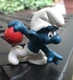 Smurfs * 20051 Bowler Smurf Bowling Figure Vintage 1978 PVC Toy PEYO Schleich