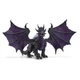 Eldrador Creatures - 8.5&rdquo; Shadow Dragon Figurine with Movable Wings - Fantasy...
