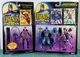DC LEGENDS OF BATMAN (&times;2) CATWOMAN ACTION FIGURES + COLLECTORS CARDS KENNER 1994