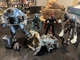 Lot 5 - HELLBOY 2 2008 Mezco Johann Krauss HELLBOY Wink Abe Sapien GoblinFigures