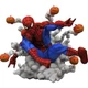 SPIDER-MAN PUMPKIN BOMBS STATUE: Marvel Diorama Gallery PVC DIAMOND SELECT TOYS