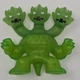 Heroes of Goo Jit Zu Ultra Rare HYDRA by Moose Figure Green With Three Heads
