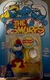 1996 The Smurfs Papa Smurf Figure On Card vtg IRWIN Popcorn Peyo