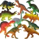 Zippytots Dinosaur Toys for Kids 3-5, 10 PCS 1.95 inches, 10pcs Dino 