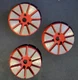3" Metal Bond Diamond Grinding Tool (3 Pack) 30 Grit Soft Bond for Concrete Prep