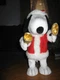 Hallmark 2016 Peanuts 14" Animated Musical Bell Ringing Snoopy Santa