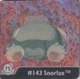 Pokemon Series 1 Action Flipz Original 1999 No. 75 Snorlax