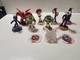 Disney Infinity Figure Lot 8 Figures Lone Ranger Big Hero 6 And Area Used Open 