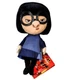 Disney Pixar Edna Mode Plush Toy Stuffed Figure Doll 12" The Incredibles 2