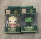 Wicked Elphaba & Glinda Funko Pop Keychains lot of 2