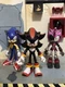 3 Jakks Pacific Sonic Prime Action Figures Sonic, Shadow, and Rusty Rose 5&rdquo; GUC