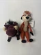 Disney The Lion King Broadway Musical Timon & Pumba Plush NWT