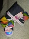 Nickelodeon Jojo Siwa Rainbow Bow Denim Shoes High Tops Shoes Girls Size 10