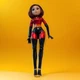 Elastigirl Action Figure The Incredibles 2 Articulated Doll in Deluxe Costume
