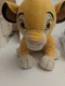 Lion King Simba Stuffed Animal Disney Kohl's Cares Soft 10" Tall - 1990s