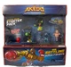Akedo Ultimate Arcade Warriors Leg. Punch Attack Mini Battling Action Figures  