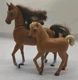 2018 & 2020 Dreamworks Spirit Riding Free Horse Figures Tan Brown 2 Horses