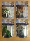 Disney Toy Story 4 - Woody, Buzz, Rex & Bo Peep 4 Mattel Mini Figures Figurines