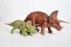 Lot of 2 Mattel 2018 Jurassic World Roarivores Triceratops Dino W/MORE BATTERIES