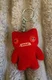 🔥SPIN MASTER FUGGLER COLLECTIBLE KEYCHAINS SERIES 2 MUNCH RED FLOCKED🔥 ✨️RARE✨
