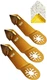 Oscillating Corner Diamond Grinding Tools 16#M -Premium- (3 pack)