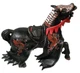 Papo Shadow Warrior Horse Black & Red Figure 2006 Animal Toy Knight Mount Papo Shadow Warrior Horse Black & Red Figure 2006 Animal Toy Knight Mount