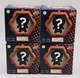 (LOT OF 4) Wow! Stuff MARVEL Nano Pods BLIND Box Connectable Collectible