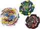 New Takara Tomy Beyblade Burst B-171 Super King Triple Booster Set from Japan