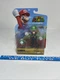 Jakks World of Nintendo Luigi 4" Figure Super Mario w Green Mushroom NEW