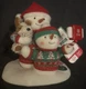 Hallmark 2020 NEW Jingle Pals Snowman Cozy Selfie Camera On Stick Father Son Dog