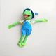Vintage 1993 Jim Henson Muppets Kermit The Frog Plush Doll Kid Dimension Hasbro
