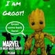 Marvels Guardians of The Galaxy 8&rdquo; Baby Groot Plush!