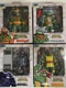 NECA TMNT Stump Arena Leonardo Raphael Michelangelo Donatello 4-Pack NIB