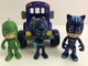 Pj Masks Night Ninja Bus And Figure Plus Catboy And Gekko