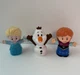 Fisher-Price Little People Disney Frozen Figures Elsa Anna Olaf Lot of 3