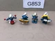 Vintage Lot Of 4 Schleich/Peyo Smurf Figures