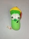 Vintage Fisher Price Veggie Tales Junior Asparagus Plush Rattle Googly Eyes 1999