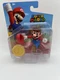 Nintendo Super Mario Bros Action Figure Running Mario / Coin Jakks Pacific GR4