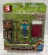 Minecraft Series 1 Overworld Player Survival Pack Steve Figure New DMG PKG