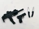Dagger Pistol Figure 1/6 Hot Toys MMS192 G.I. Joe Retaliation Snake Eyes Weapon