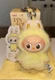 POP MART Labubu V4 The Monsters Pin For Love Alphabet Plush Pendant - Letter F