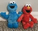 2023 JUST PLAY SESAME STREET 9.5" COOKIE MONSTER & ELMO PLUSH