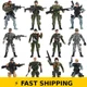 Mr.River US Army Men & SWAT Team Action Figures - 12Pcs